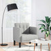 Fauteuil met armleuningen Wolkengrijs 53 cm Stof