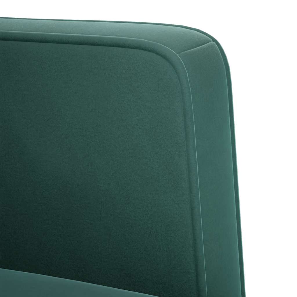 Fauteuil met armleuningen donkergroen 53 cm fluweel