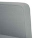 Loveseat Bank Lichtgrijs 111 cm Stof