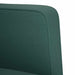 Loveseat Bank Donkergroen 111 cm Stof
