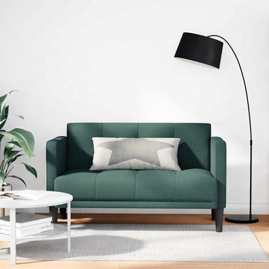 Loveseat Bank Donkergroen 111 cm Stof