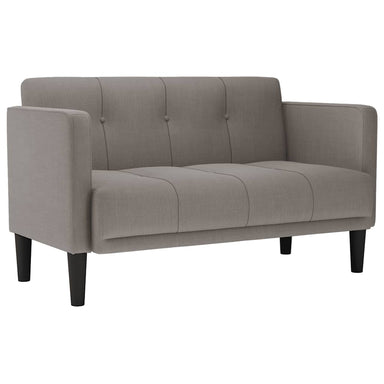 Loveseat Bank Taupe 111 cm Stof