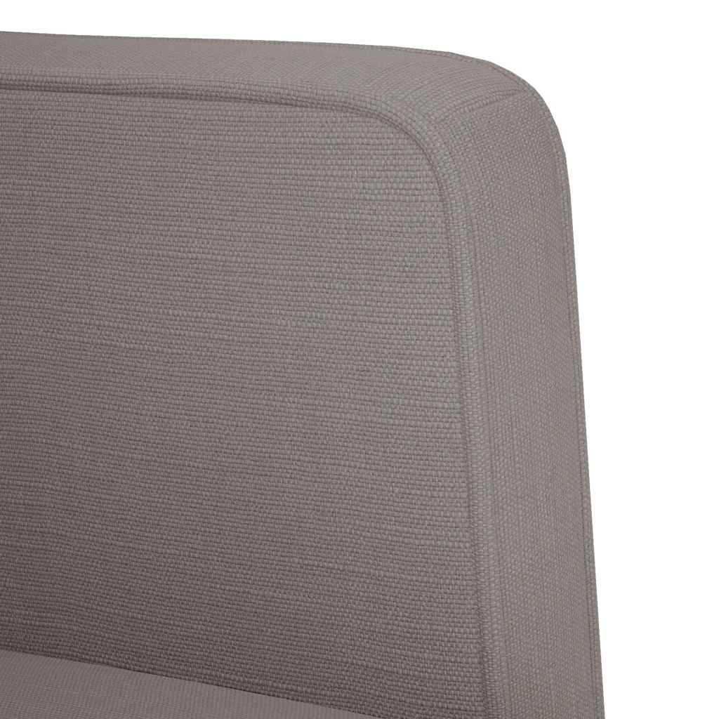Loveseat Bank Taupe 111 cm Stof