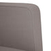 Loveseat Bank Taupe 111 cm Stof