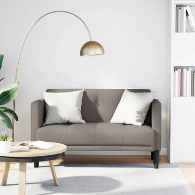 Loveseat Bank Taupe 111 cm Stof