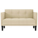 Loveseat Bank Crème 111 cm Stof