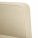 Loveseat Bank Crème 111 cm Stof