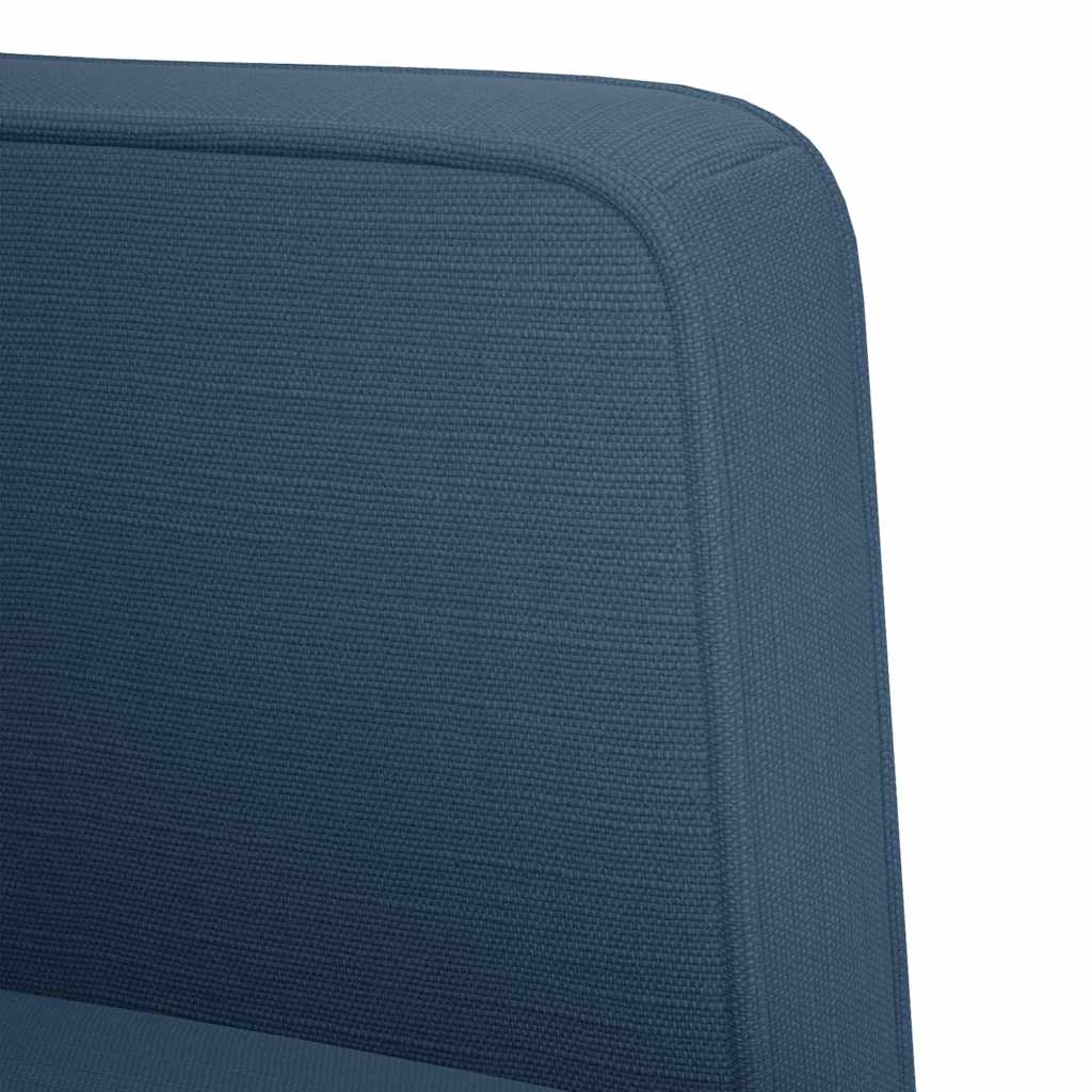 Loveseat bank blauw 111 cm stof