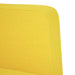 Loveseat bank geel 111 cm stof