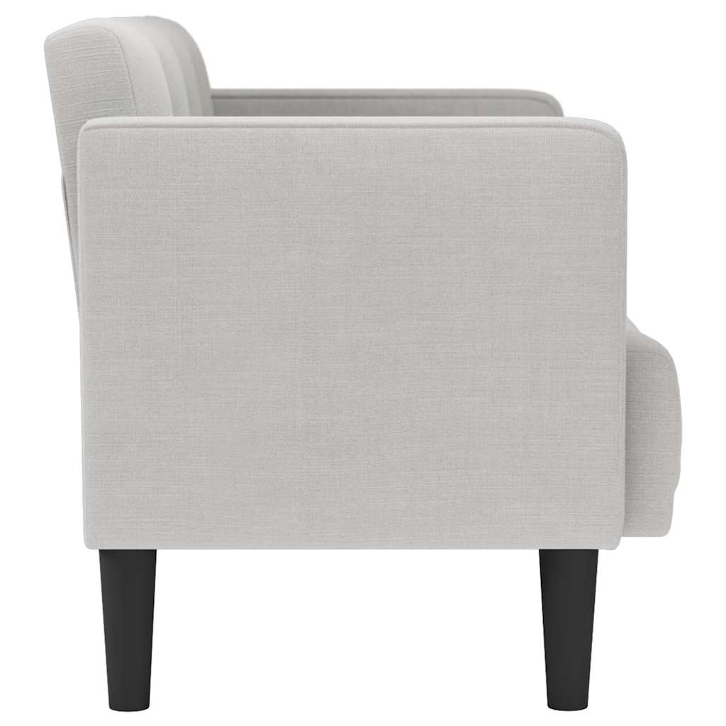 Loveseat bank wolkengrijs 111 cm stof