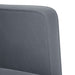 Loveseat bank donkergrijs 111 cm fluweel
