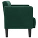 Loveseat bank donkergroen 111 cm fluweel