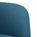 Fauteuil met armleuningen Blauw 54 cm Fluweel