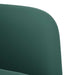 Fauteuil met armleuningen 54 cm fluweel donkergroen