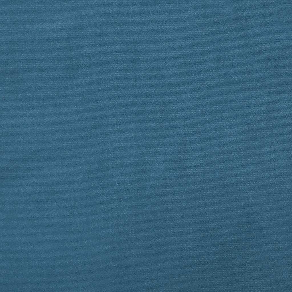 Loveseat bank 109 cm fluweel blauw