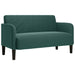 Loveseat bank 109 cm fluweel donkergroen