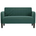 Loveseat bank 109 cm fluweel donkergroen