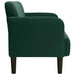 Loveseat bank 109 cm fluweel donkergroen