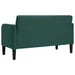 Loveseat bank 109 cm fluweel donkergroen