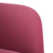 Loveseat bank 109 cm fluweel wijnrood