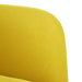 Loveseat bank 109 cm fluweel geel
