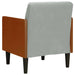 Fauteuil met armleuningen Lichtgrijs 55 cm Fluweel