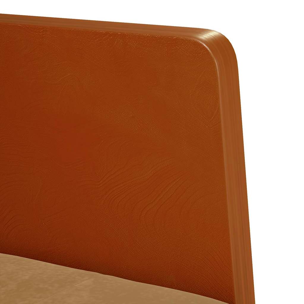 Fauteuil met armleuningen 55 cm fluweel bruin