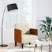 Fauteuil met armleuningen Crème 55 cm Fluweel