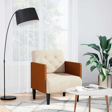 Fauteuil met armleuningen 55 cm Linnen