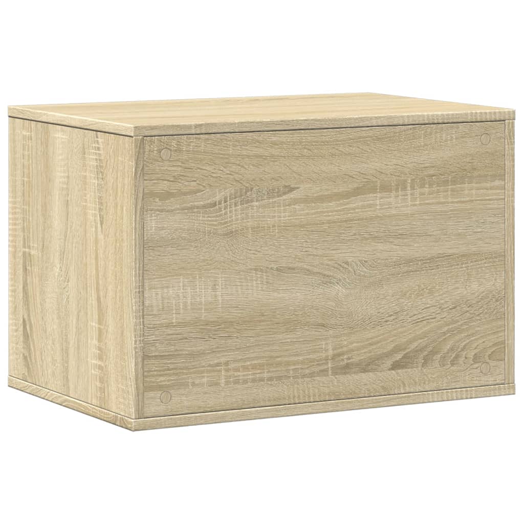 Kattenbakkast 60x40x40 cm bewerkt hout sonoma eikenkleurig