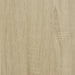 Kattenbakkast 60x40x40 cm bewerkt hout sonoma eikenkleurig