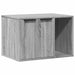 Kattenbakkast 60x40x40 cm bewerkt hout grijs sonoma eikenkleur