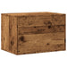 Kattenbakkast 60x40x40 cm bewerkt hout oud houtkleurig