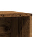 Kattenbakkast 60x40x40 cm bewerkt hout oud houtkleurig