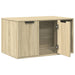 Kattenbakkast 80x50x45 cm bewerkt hout sonoma eikenkleurig