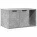 Kattenbakkast 80x50x45 cm bewerkt hout betongrijs
