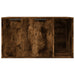 Kattenbakkast 80x50x45 cm bewerkt hout gerookt eikenkleurig