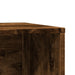 Kattenbakkast 80x50x45 cm bewerkt hout gerookt eikenkleurig