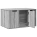 Kattenbakkast 80x50x45 cm bewerkt hout grijs sonoma eikenkleur