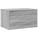 Kattenbakkast 80x50x45 cm bewerkt hout grijs sonoma eikenkleur