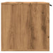 Kattenbakkast 80x50x45 cm bewerkt hout artisanaal eikenkleurig