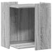 Kattenbakkast 42x42x51 cm bewerkt hout grijs sonoma eikenkleur