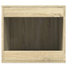 Kattenbakkast 47x59x42 cm bewerkt hout sonoma eikenkleurig