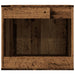 Kattenbakkast 47x59x42 cm bewerkt hout oud houtkleurig