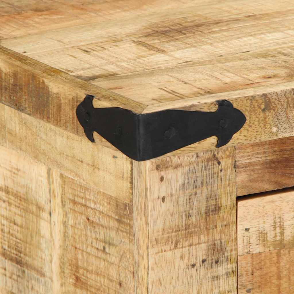 Bank met lade met opslag Bruin 110 x 35 x 50 cm Ruw Mango