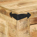 Bank met lade met opslag Bruin 110 x 35 x 50 cm Ruw Mango