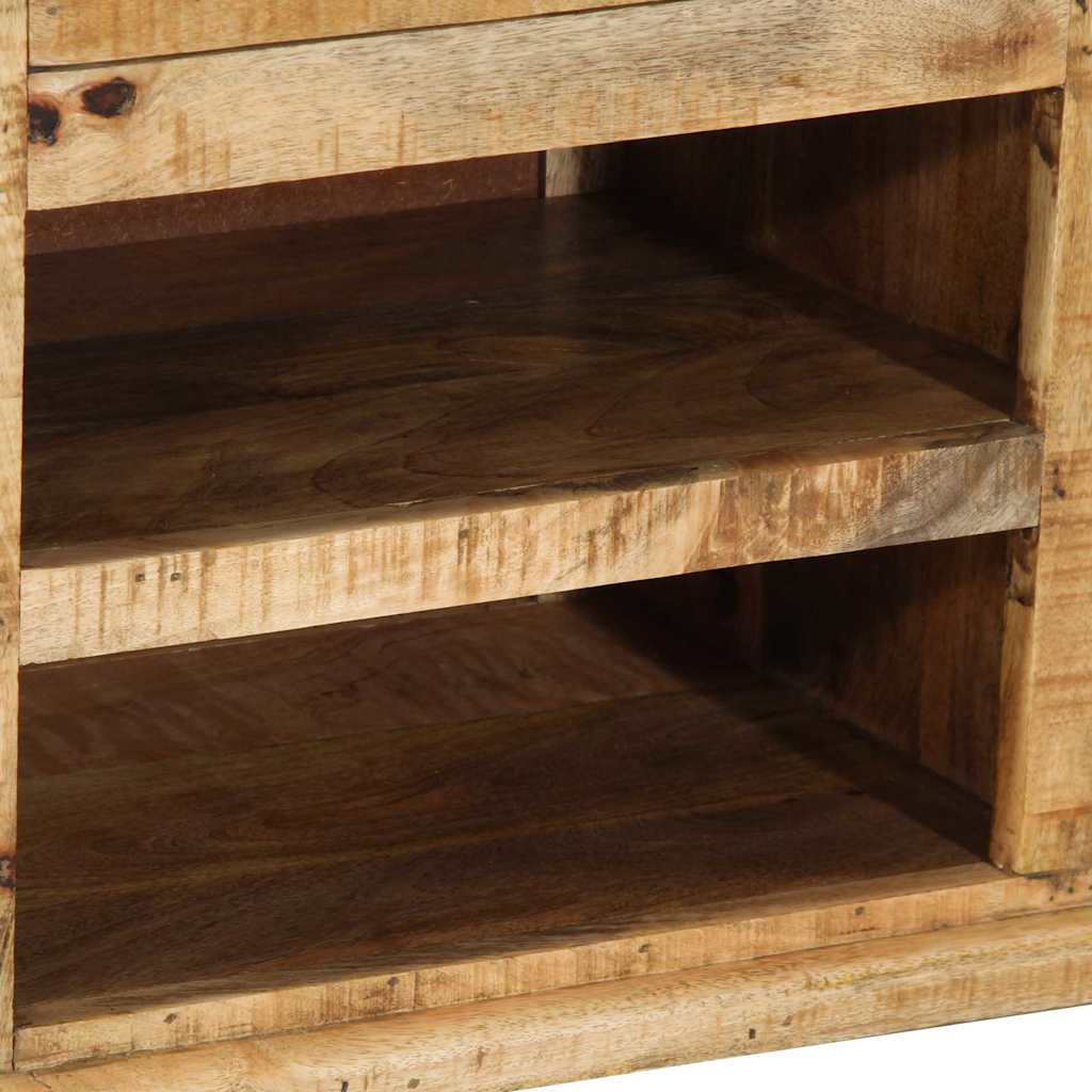 Bank met lade met opslag Bruin 110 x 35 x 50 cm Ruw Mango