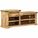 Bank met lade met opslag Bruin 110 x 35 x 50 cm Ruw Mango