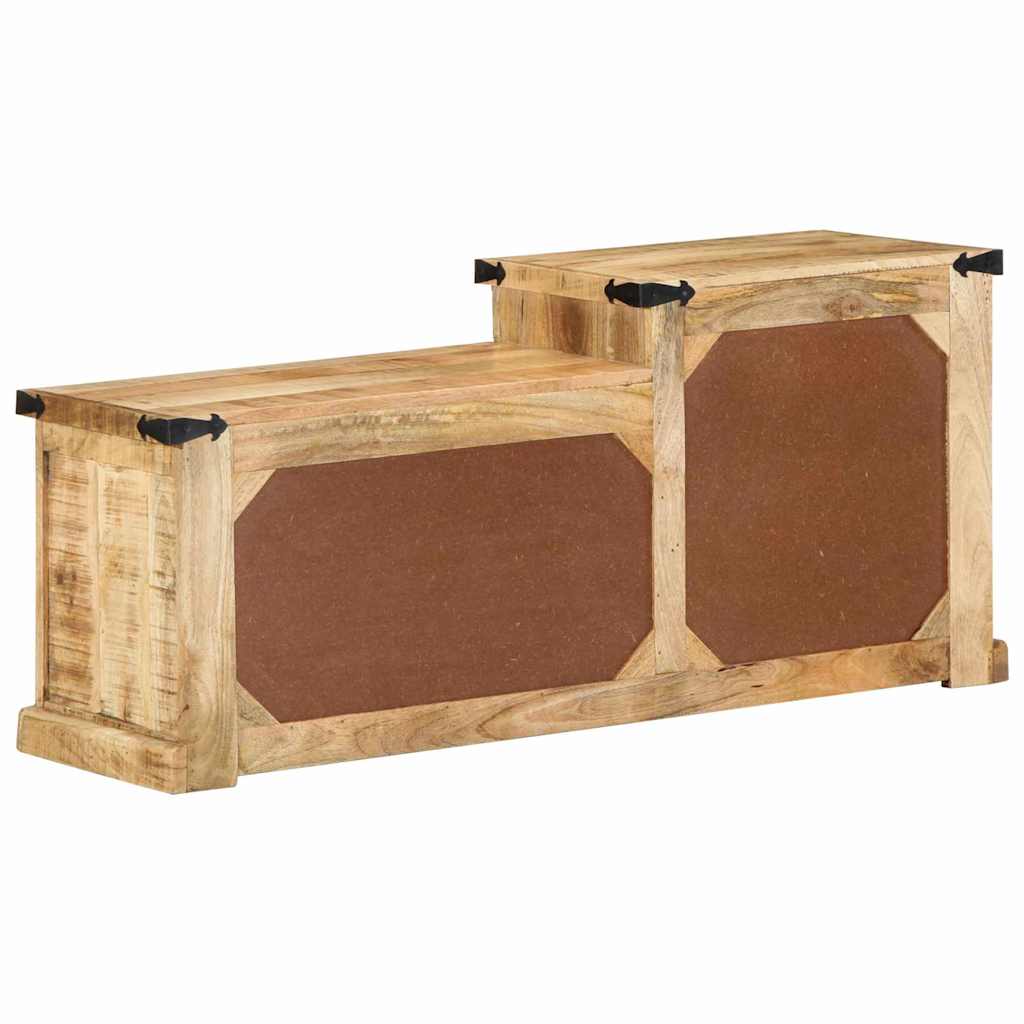 Bank met lade met opslag Bruin 110 x 35 x 50 cm Ruw Mango