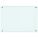 Spatschermen keuken 2 st 70x50 cm gehard glas wit